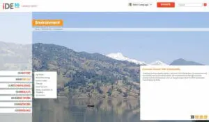 iDE Secondary Page Screen Shot