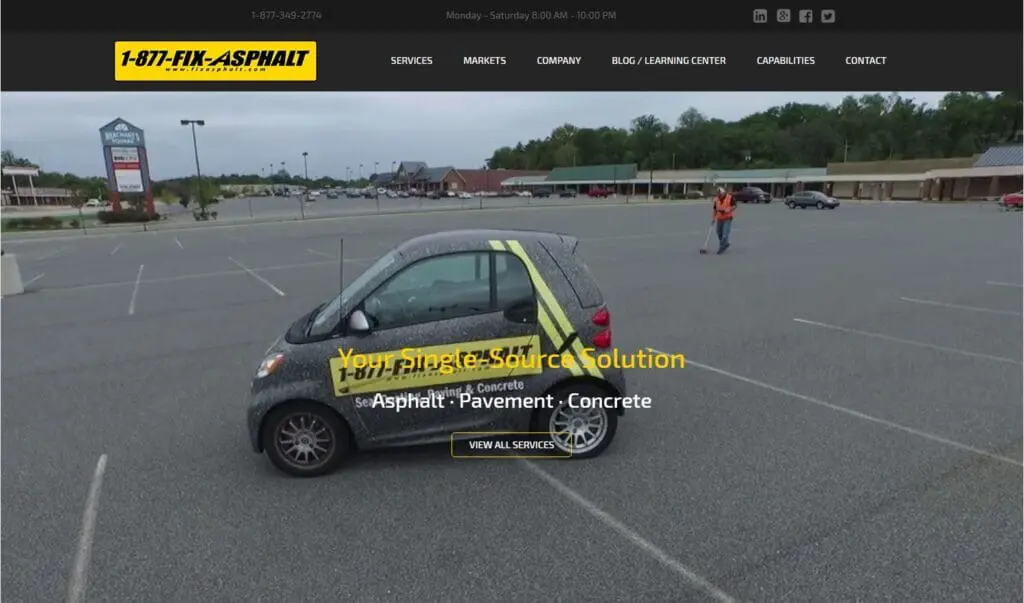 Fix Asphalt networks with asphalt and concrete contractors on the East Coast. 