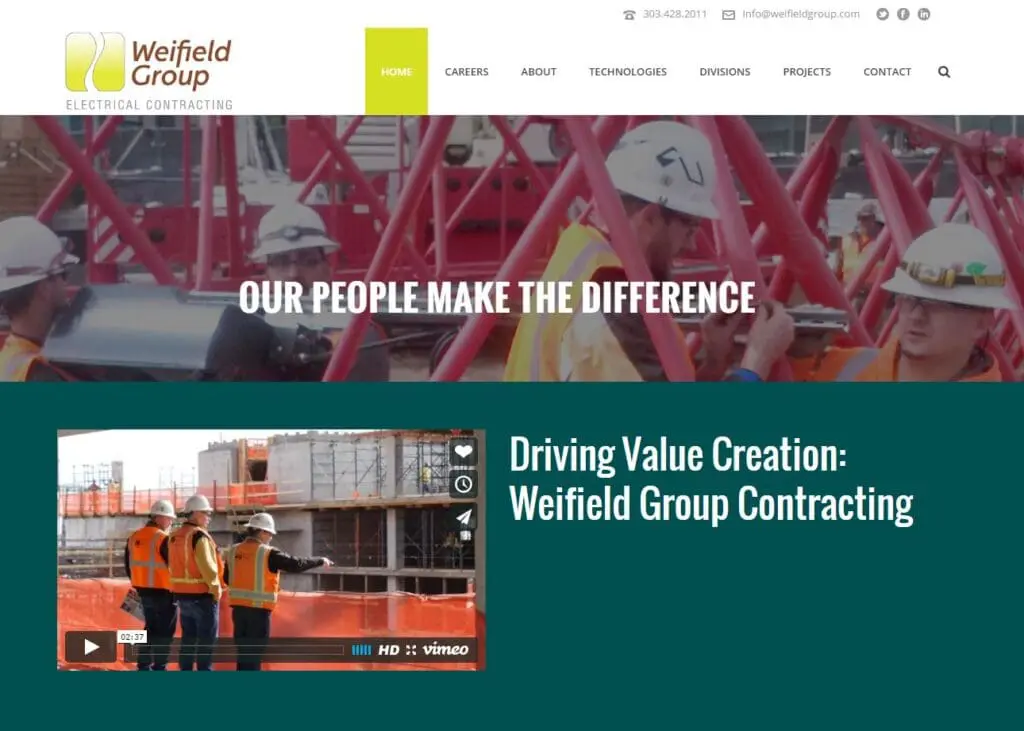 Weifield Group is an electrical contractor servicing Wyoming and Colorado. 