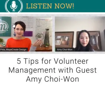 5 Tips for Volunteer Management with Guest Amy Choi-Won