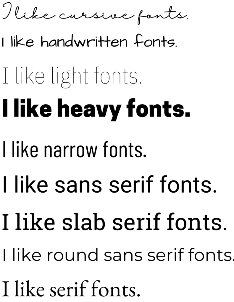 Fonts