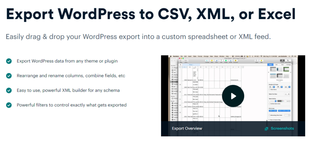 2024 04 15 12 55 39 Export WordPress To Csv Xml Or Excel Wp All Export