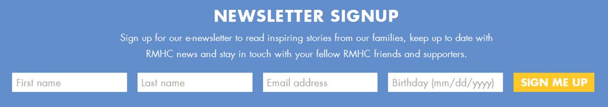Newsletter Signup