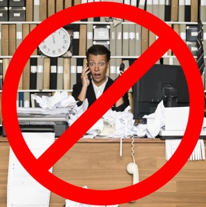 Tidying your space pre-shoot allows your photographer to spend more time taking pictures instead of neatening your office.