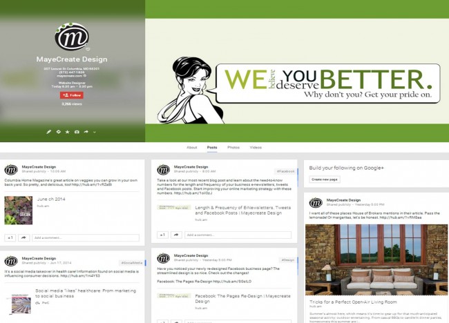 MayeCreate on Google+