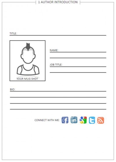 Offering Author Introduction