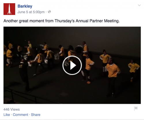 Celebrate annual conferences on social media. 