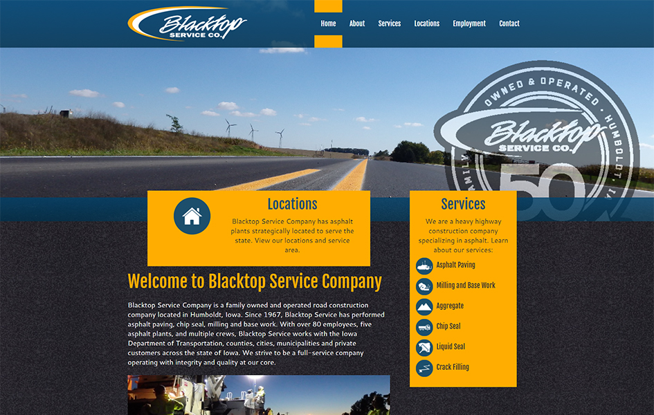 Blacktop Service Company Before