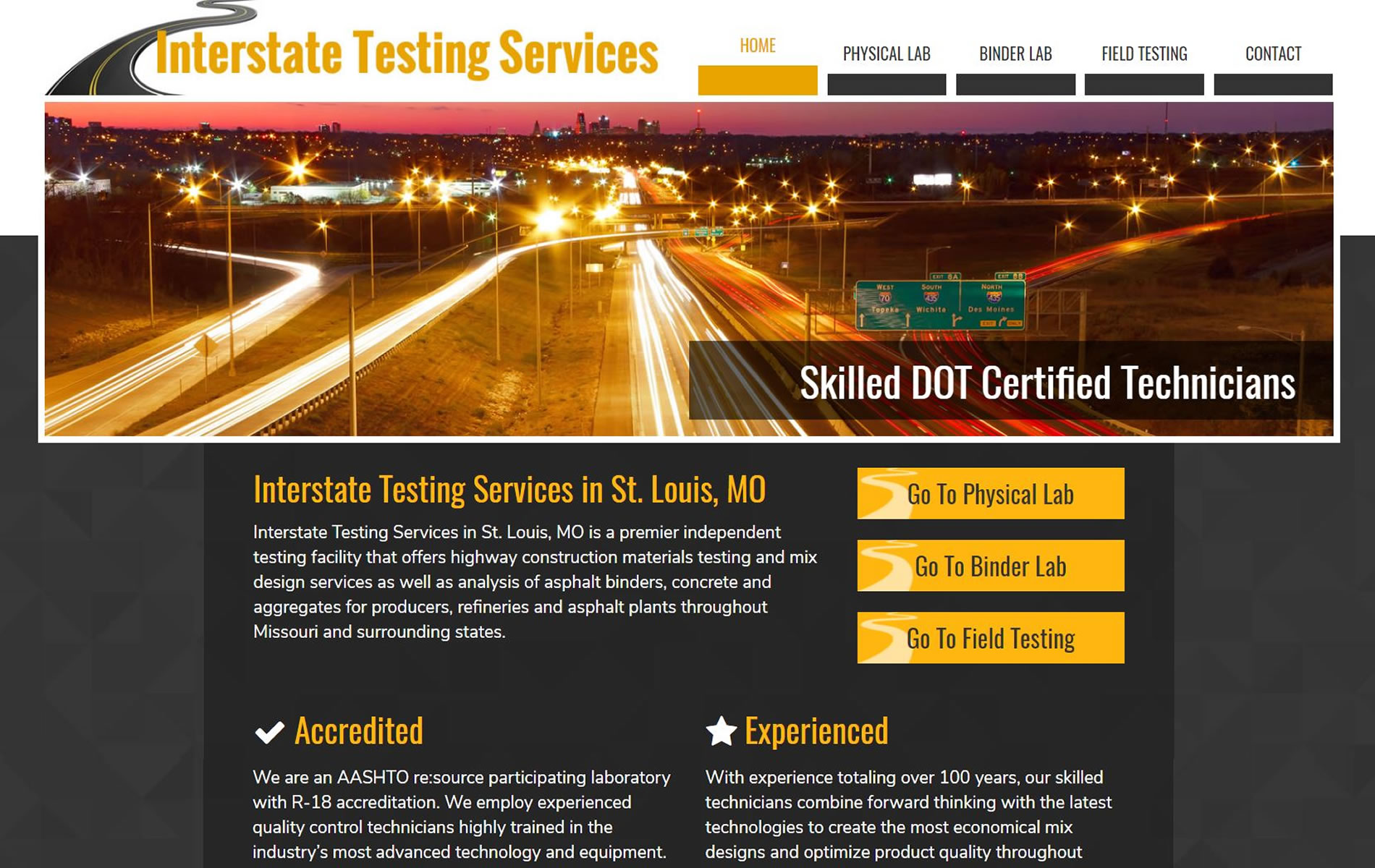 Interstate Testing Services Before