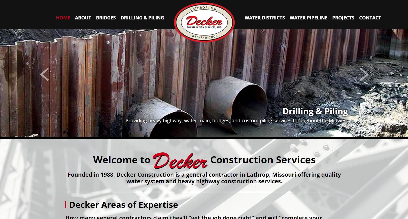 Decker Construction Before