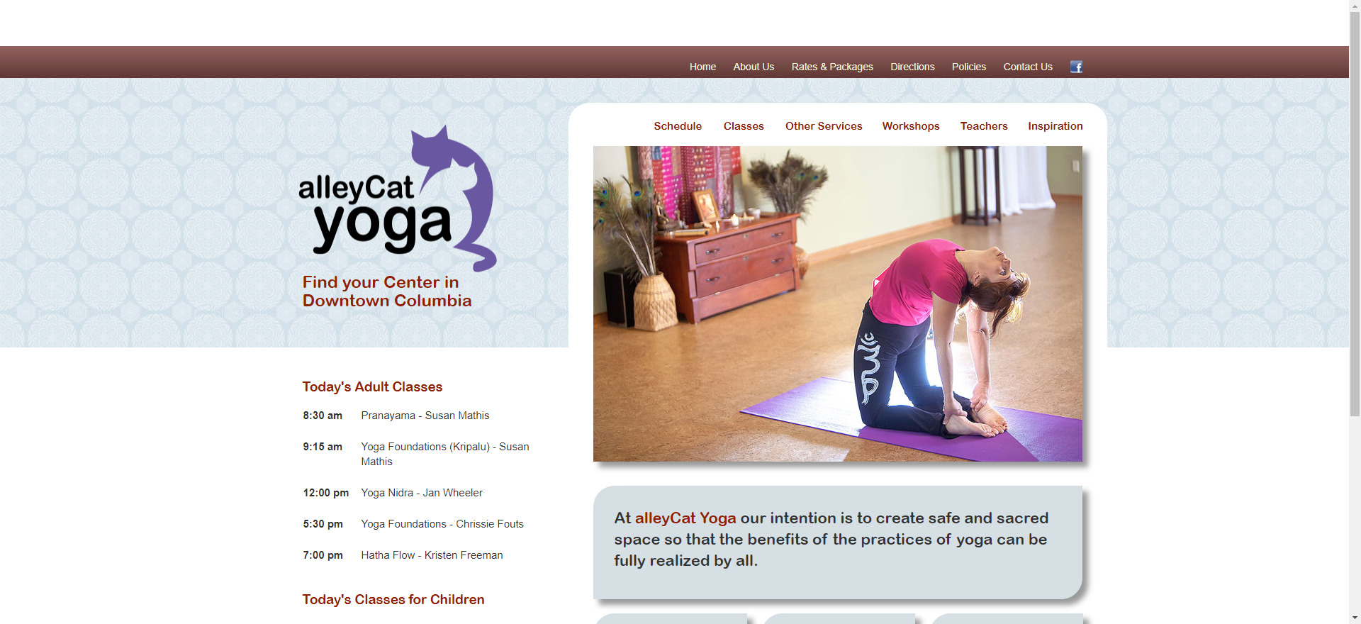 Alley Cat Yoga Before