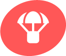 hot air balloon icon