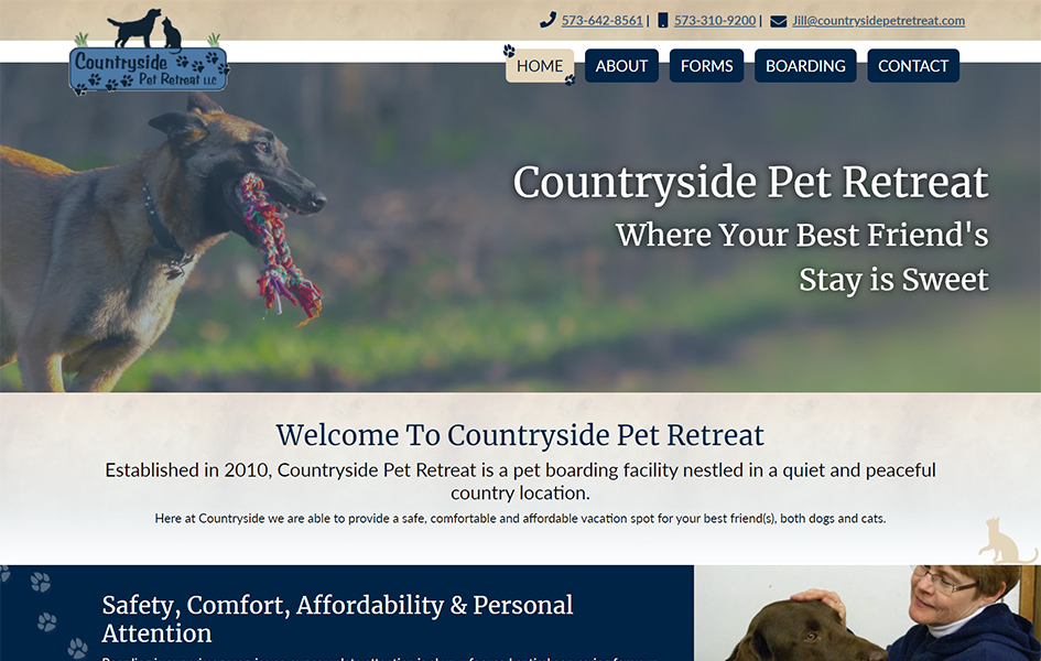Countryside Pet Retreat After