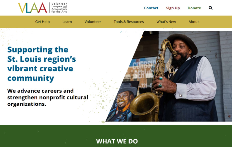 St. Louis Volunteer Lawyers and Accountants for the Arts (VLAA) After