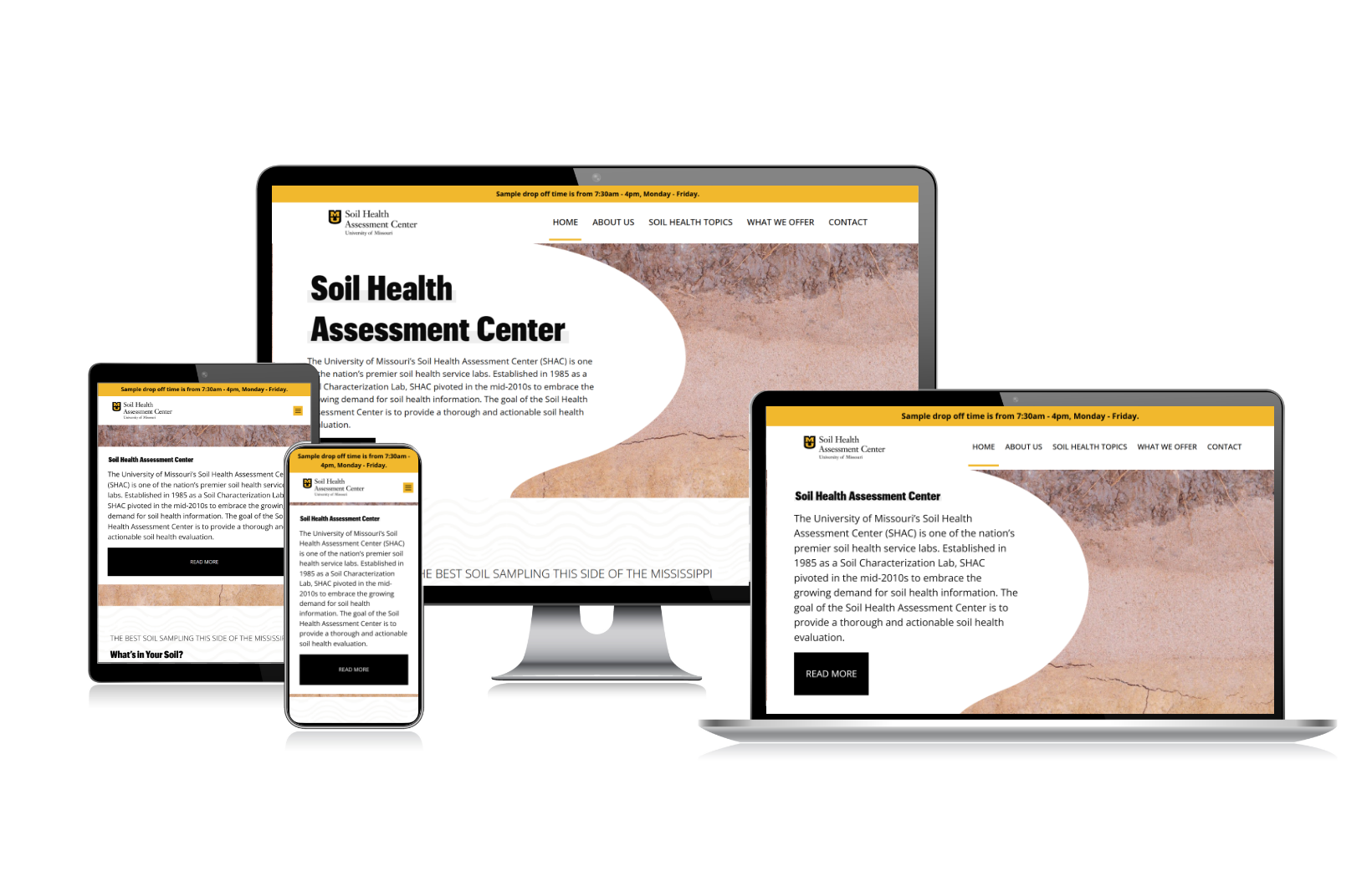 Soil Health Assessment Center Devices