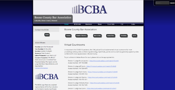 Boone County Bar Association Before