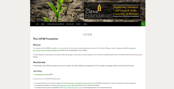 CAFNR Foundation Before