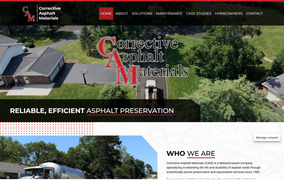 Corrective Asphalt Materials After