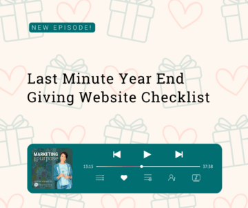 Last Minute Year-End Giving Website Checklist