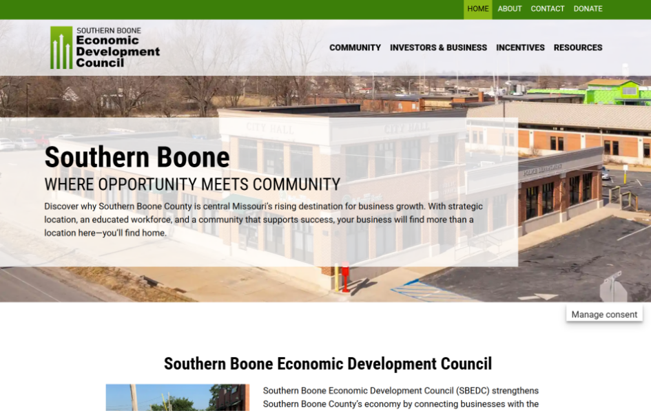 Southern Boone Economic Development Council After