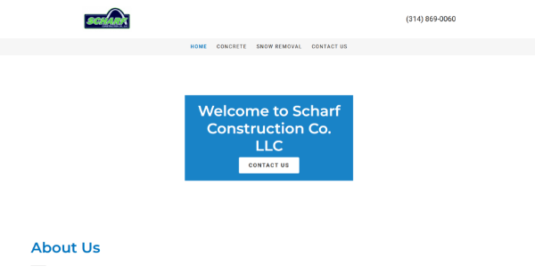 Scharf Construction Before